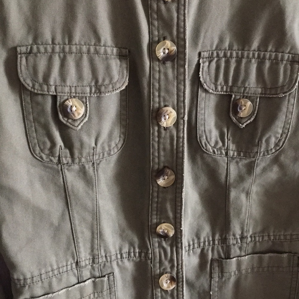 🚨SOLD 🚨Olive Jordache Jacket - Picture 3 of 3